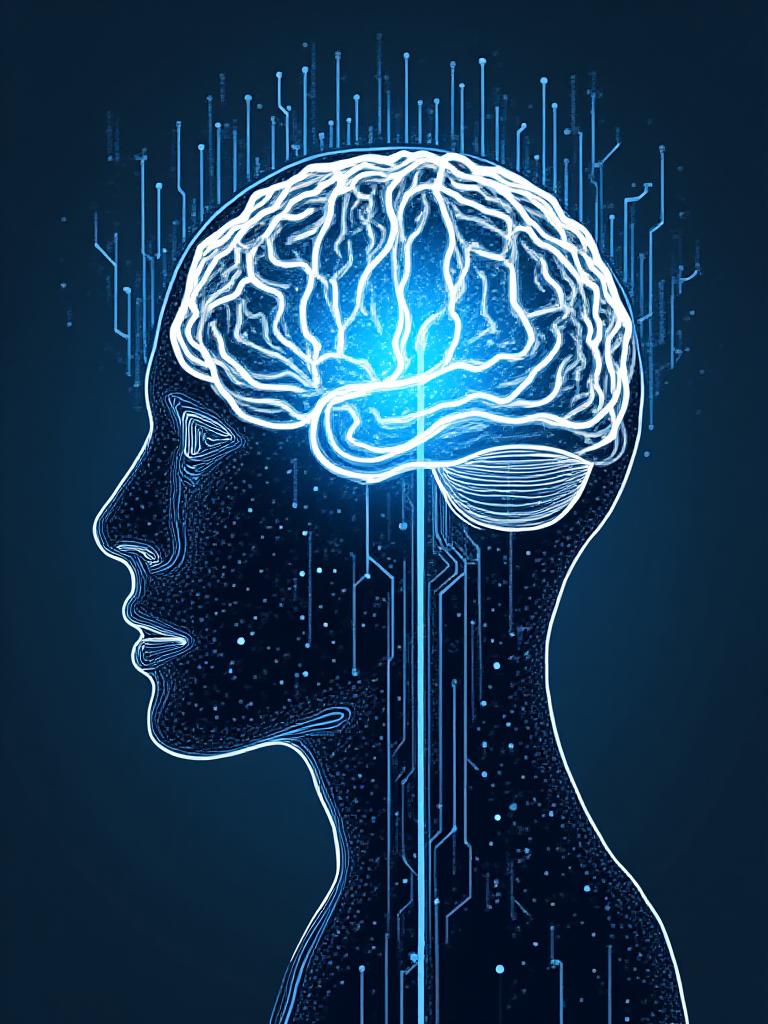 Editorial illustration about future tech